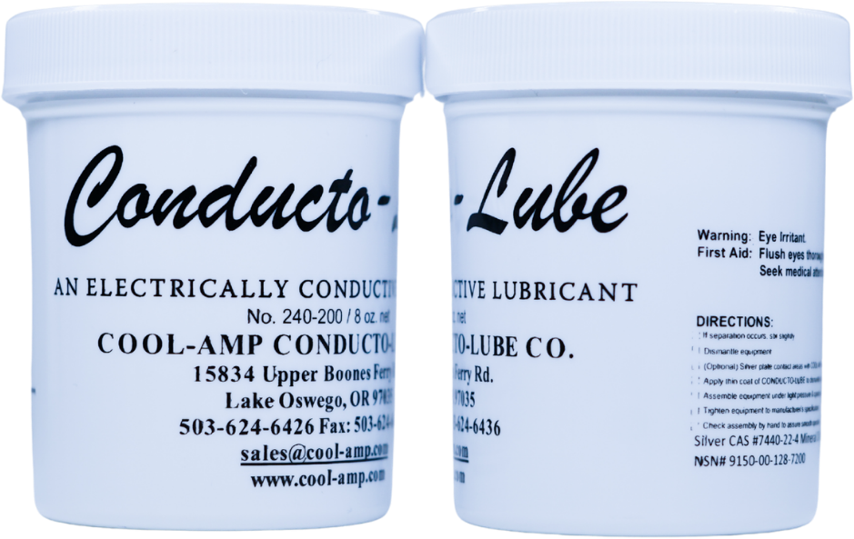 Conducto-Lube Silver Lubricant jars